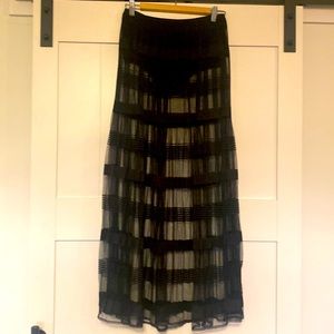 Transparent Long Skirt